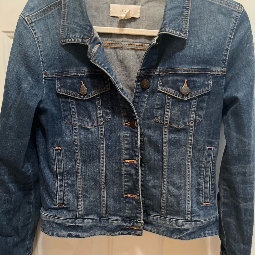 J. Crew Small S Blue Denim Jeans Jacket